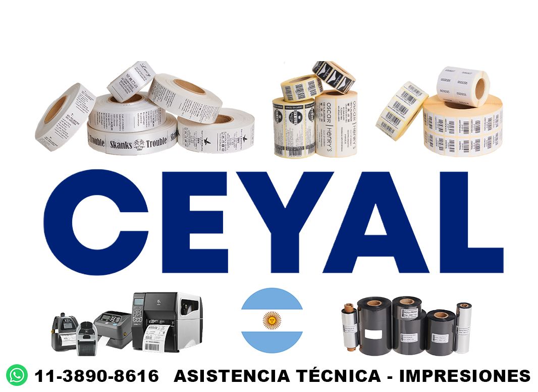 impresora SATO + 79190 etiquetas + ribbon