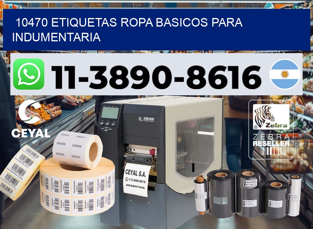 10470 Etiquetas ropa basicos para indumentaria