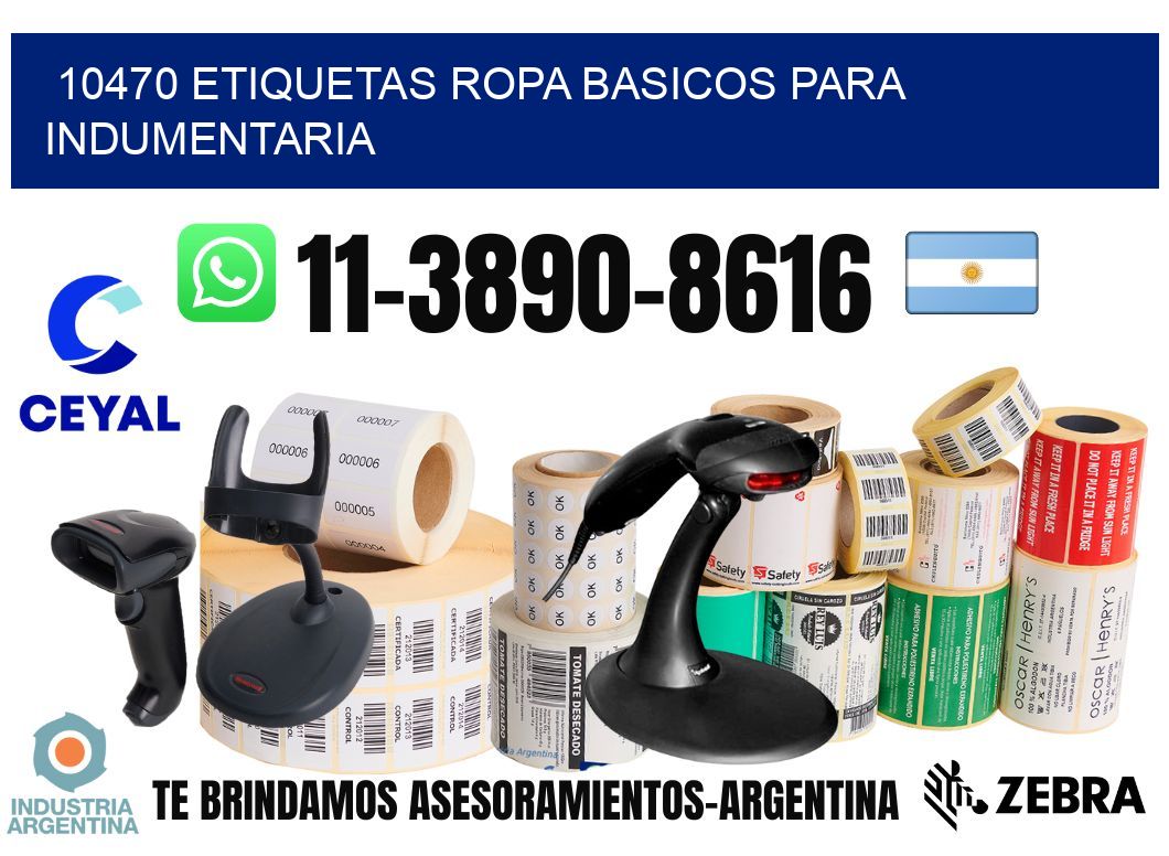 10470 Etiquetas ropa basicos para indumentaria
