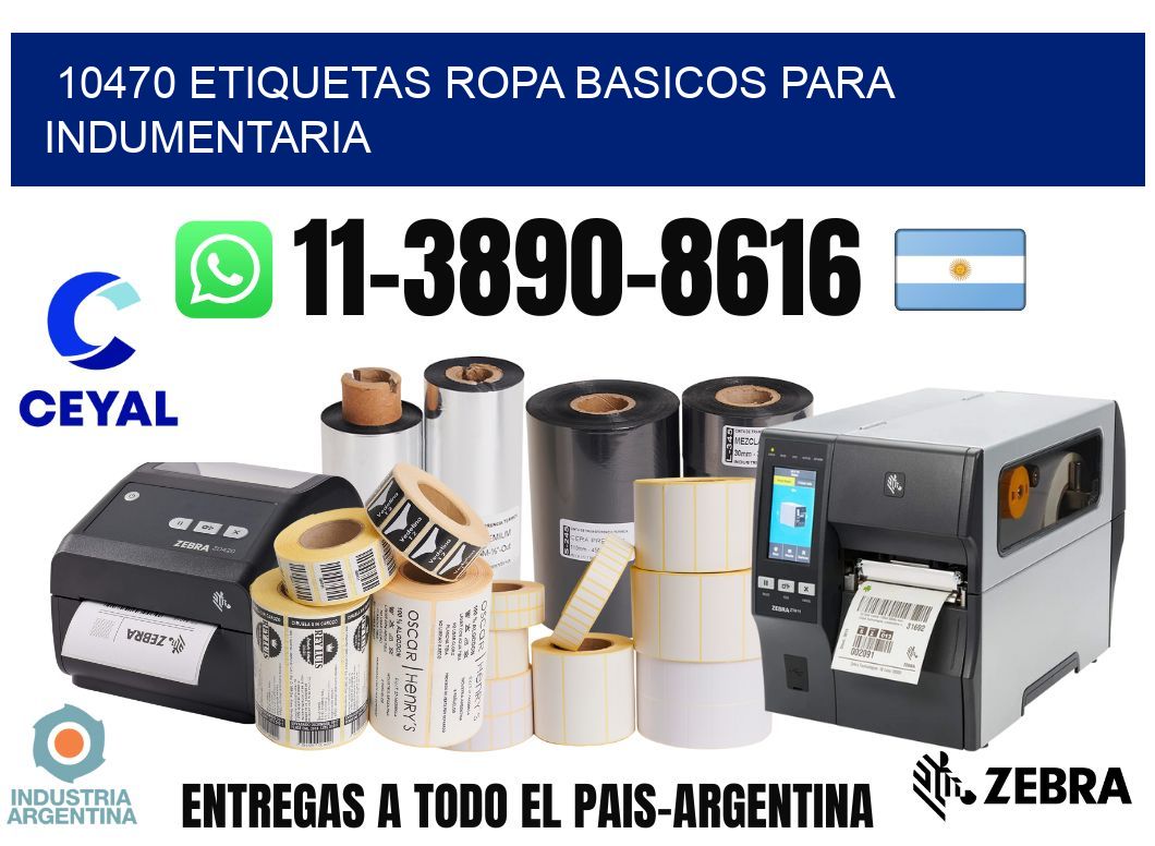 10470 Etiquetas ropa basicos para indumentaria