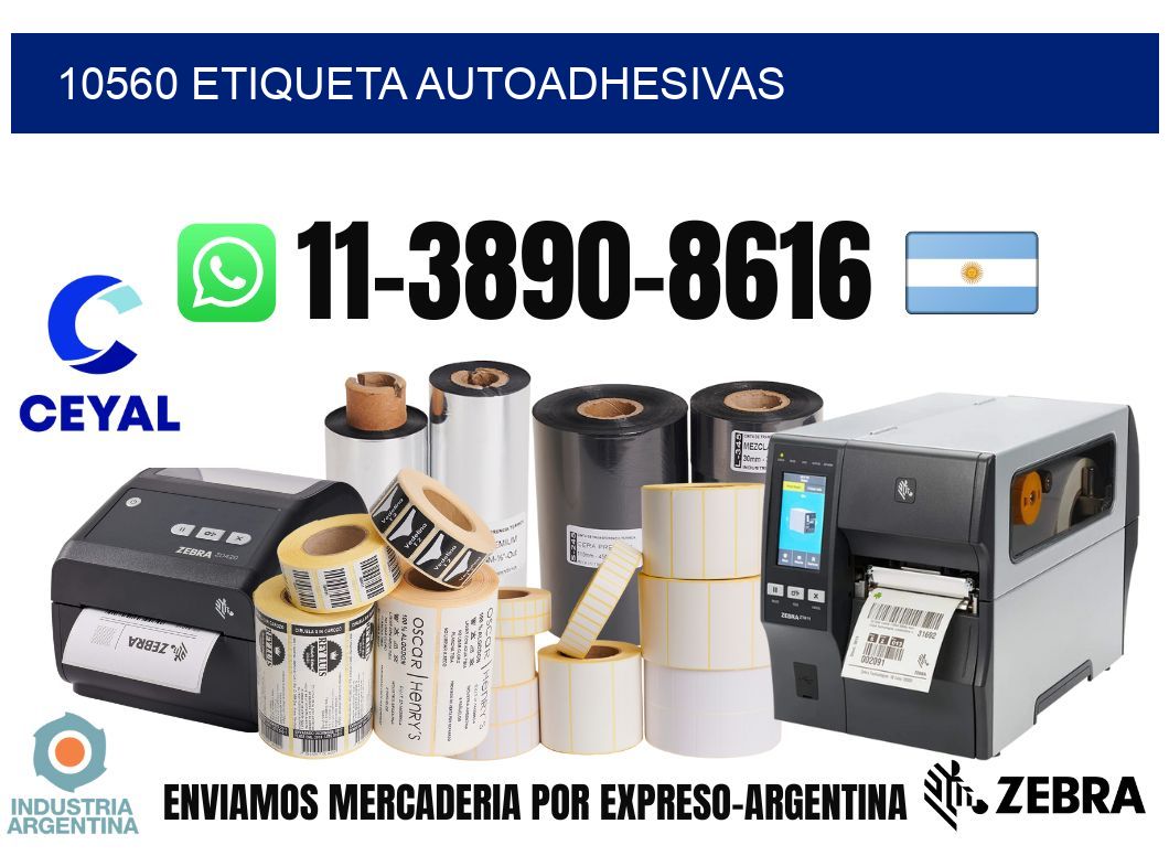 10560 etiqueta autoadhesivas