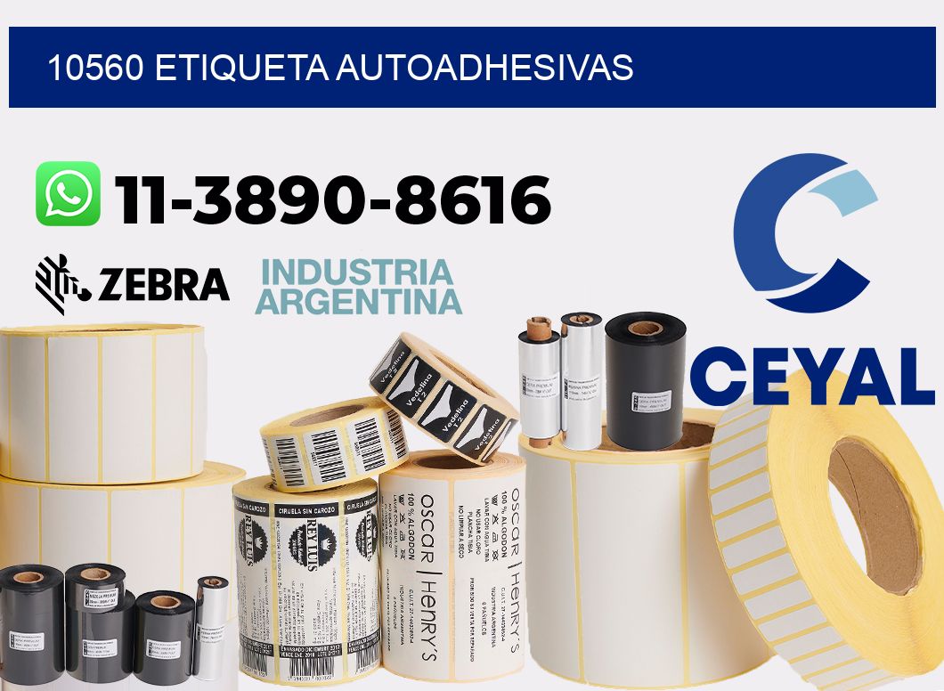 10560 etiqueta autoadhesivas