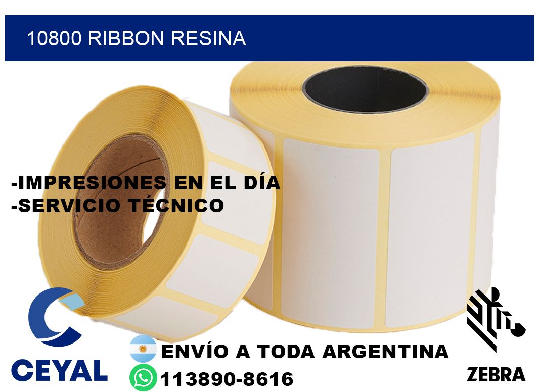 10800 ribbon resina