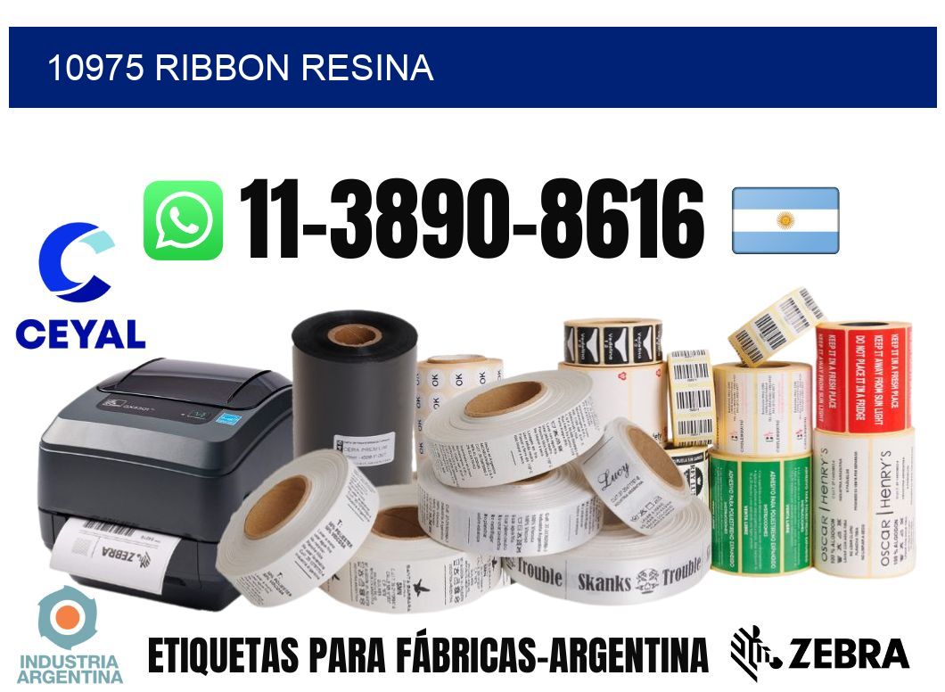 10975 ribbon resina