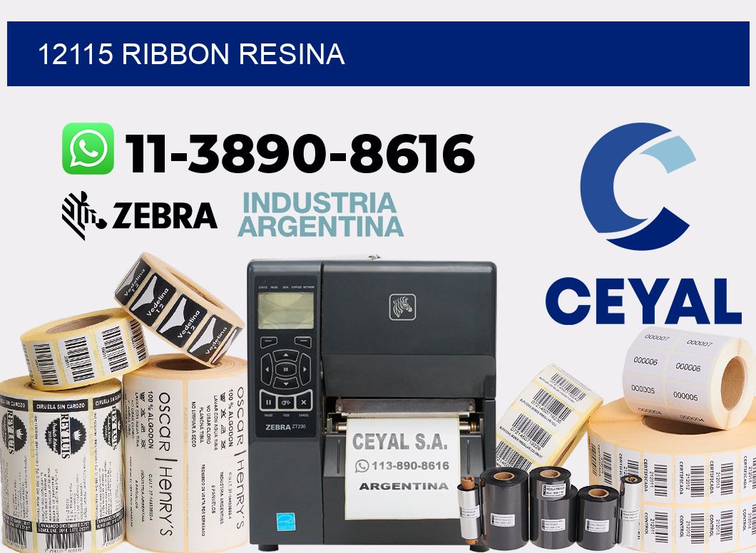 12115 ribbon resina