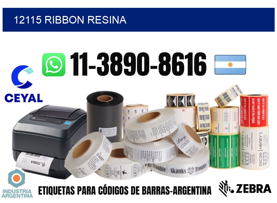 12115 ribbon resina