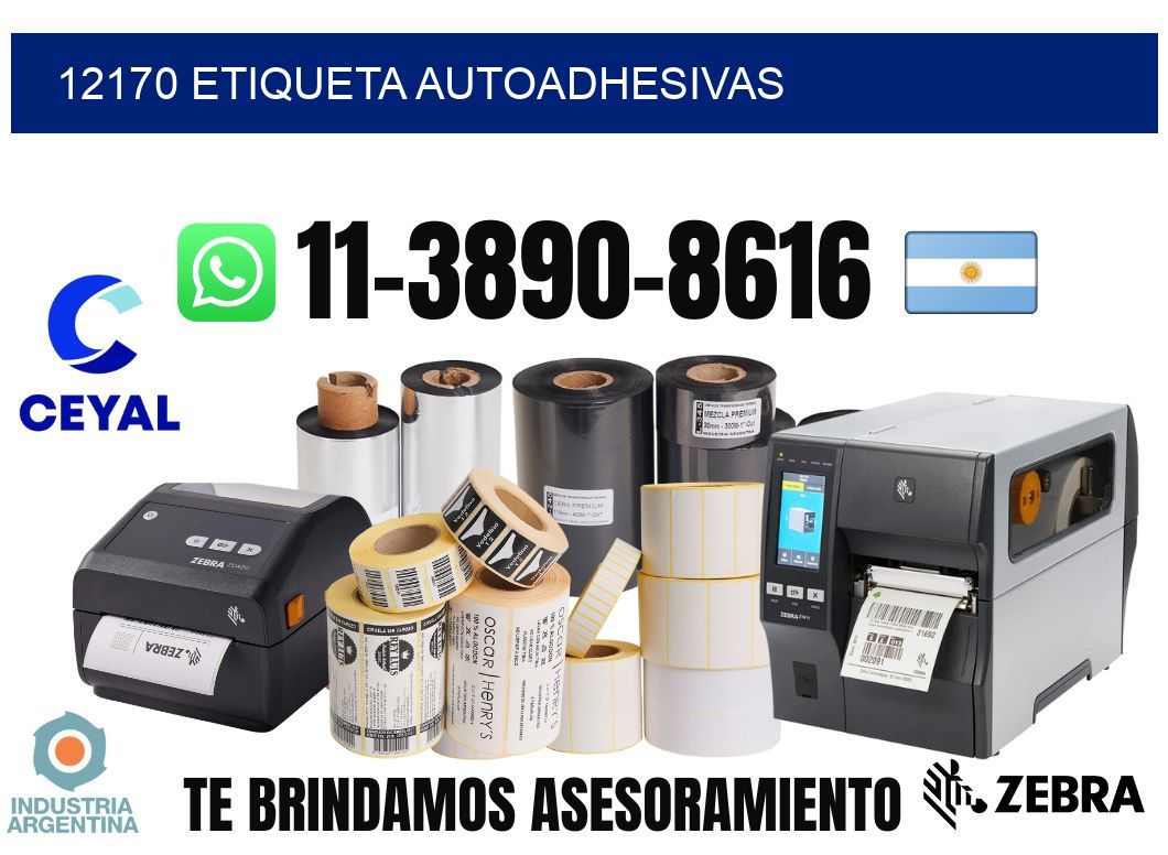 12170 etiqueta autoadhesivas