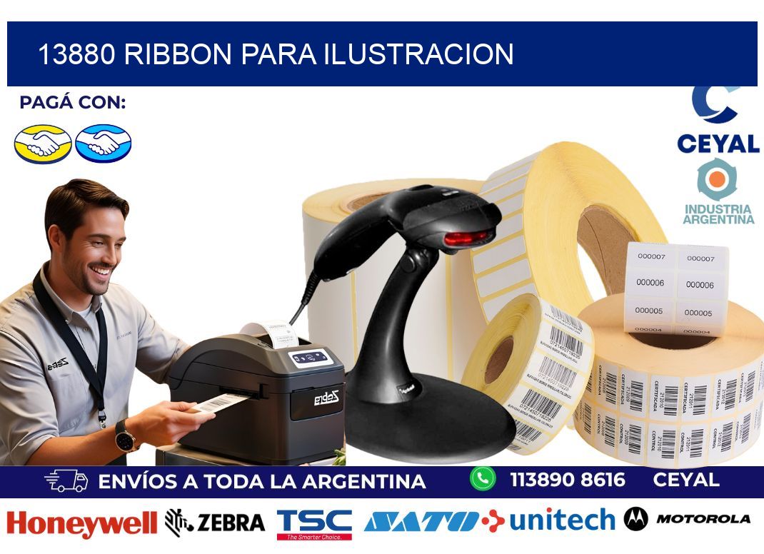 13880 ribbon para ilustracion