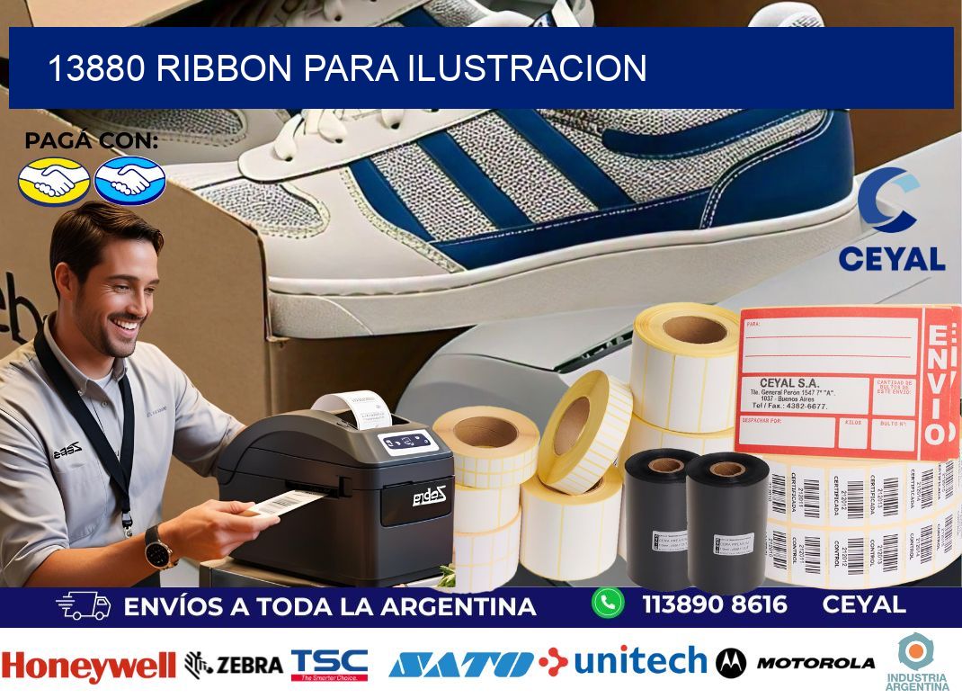 13880 ribbon para ilustracion
