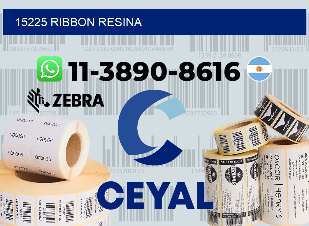 15225 ribbon resina