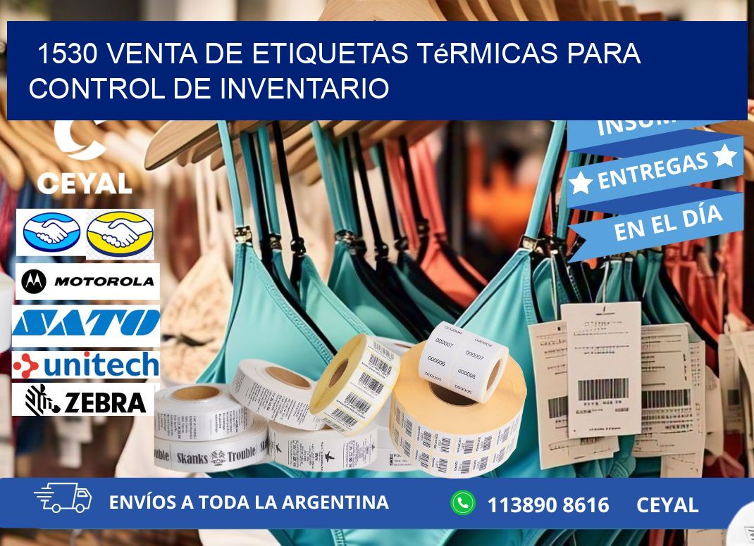 1530 venta de etiquetas térmicas para control de inventario