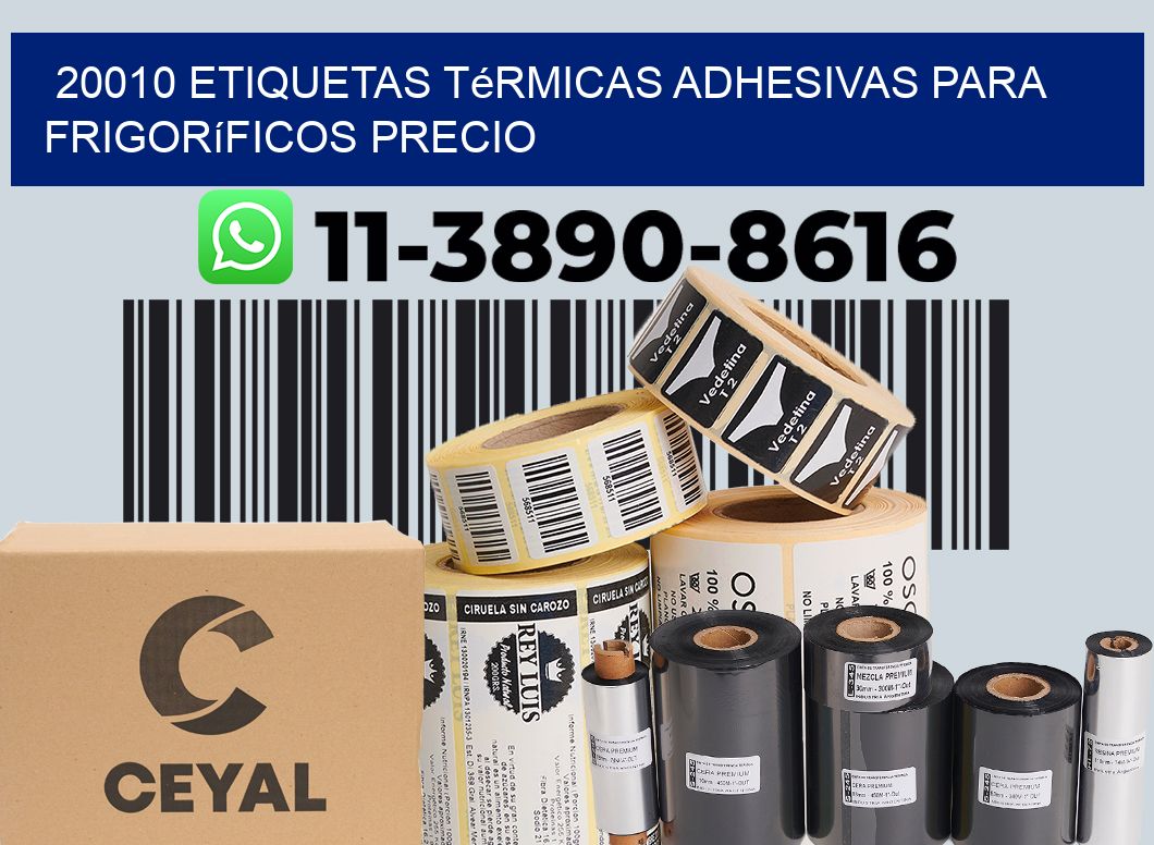20010 etiquetas térmicas adhesivas para frigoríficos precio