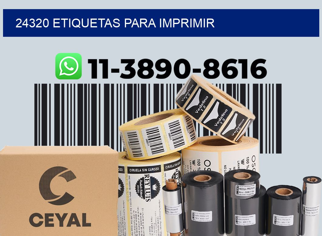 24320 etiquetas para imprimir