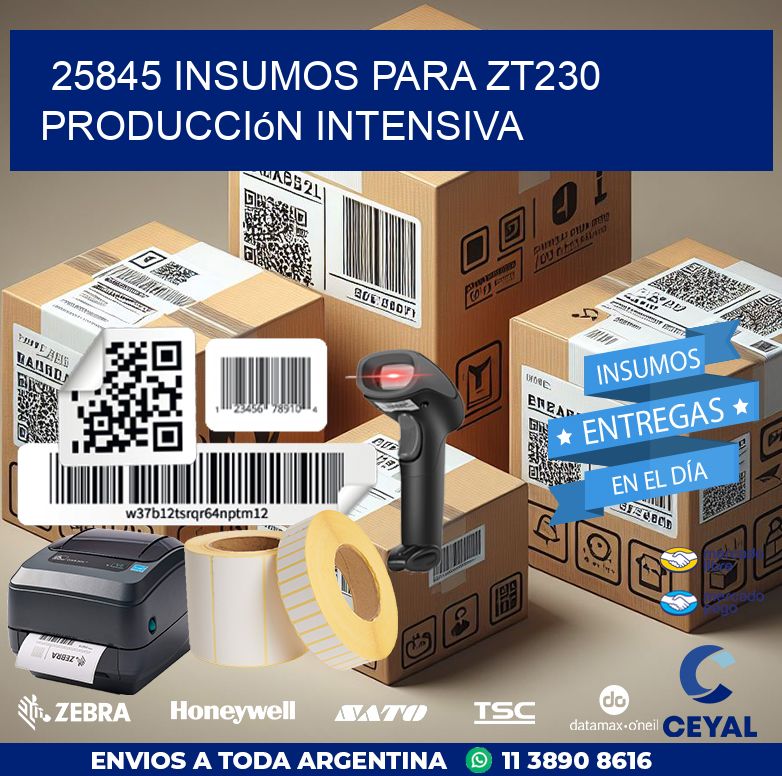 25845 insumos para zt230 producción intensiva