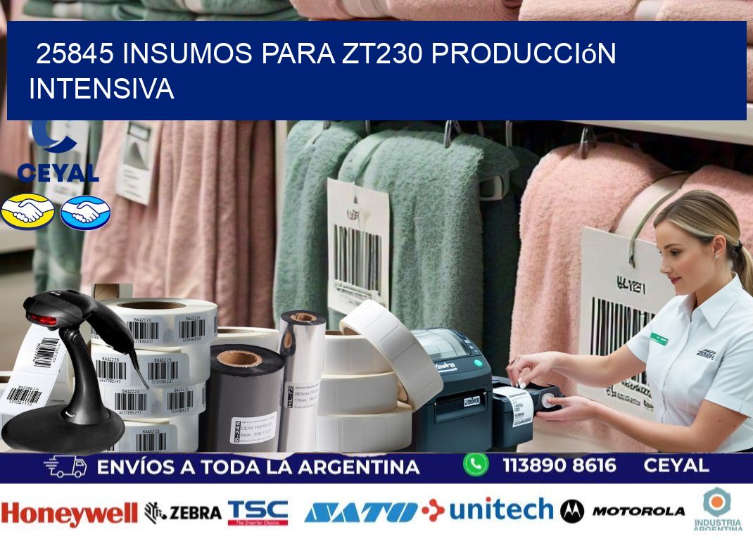 25845 insumos para zt230 producción intensiva