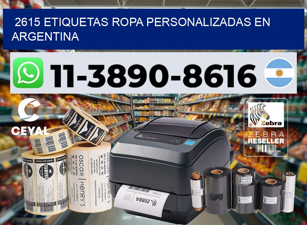 2615 Etiquetas ropa personalizadas en Argentina