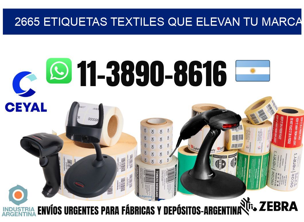 2665 Etiquetas textiles que elevan tu marca