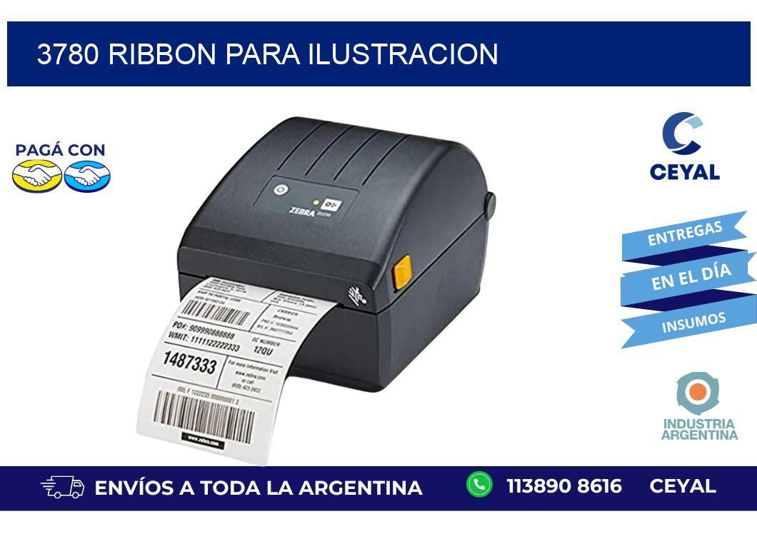 3780 ribbon para ilustracion