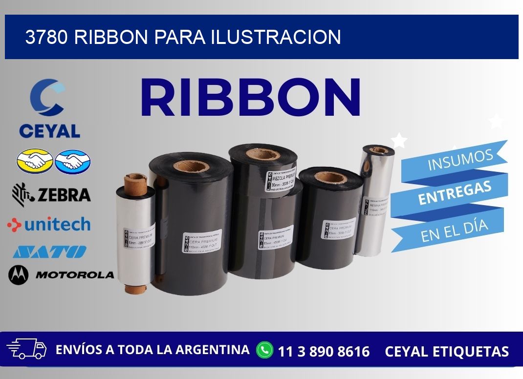 3780 ribbon para ilustracion