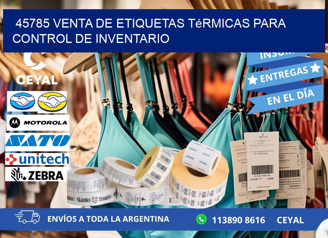 45785 venta de etiquetas térmicas para control de inventario