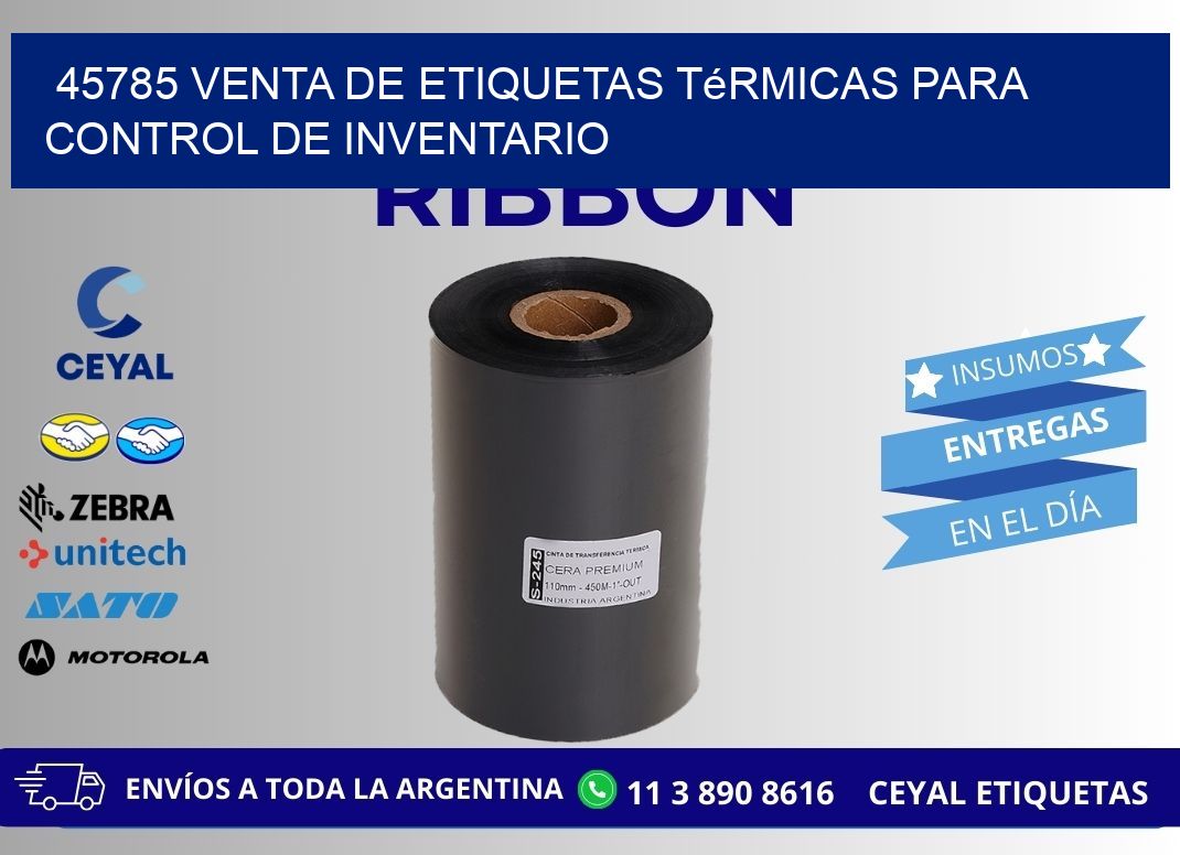 45785 venta de etiquetas térmicas para control de inventario