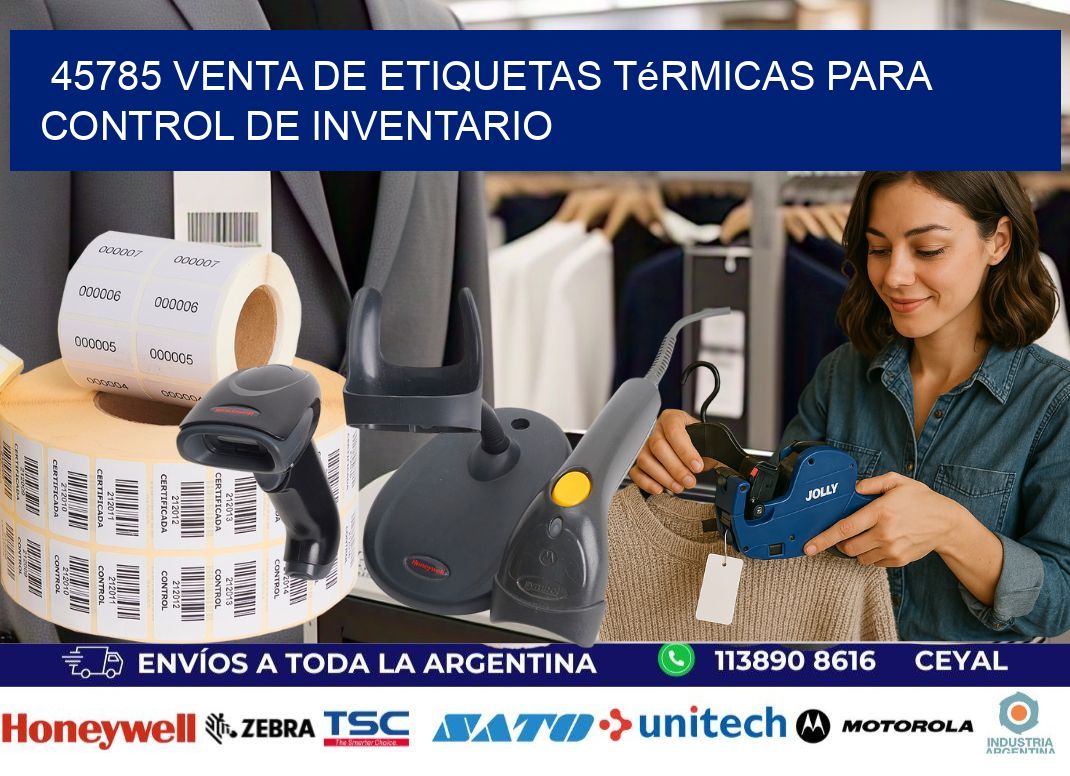 45785 venta de etiquetas térmicas para control de inventario