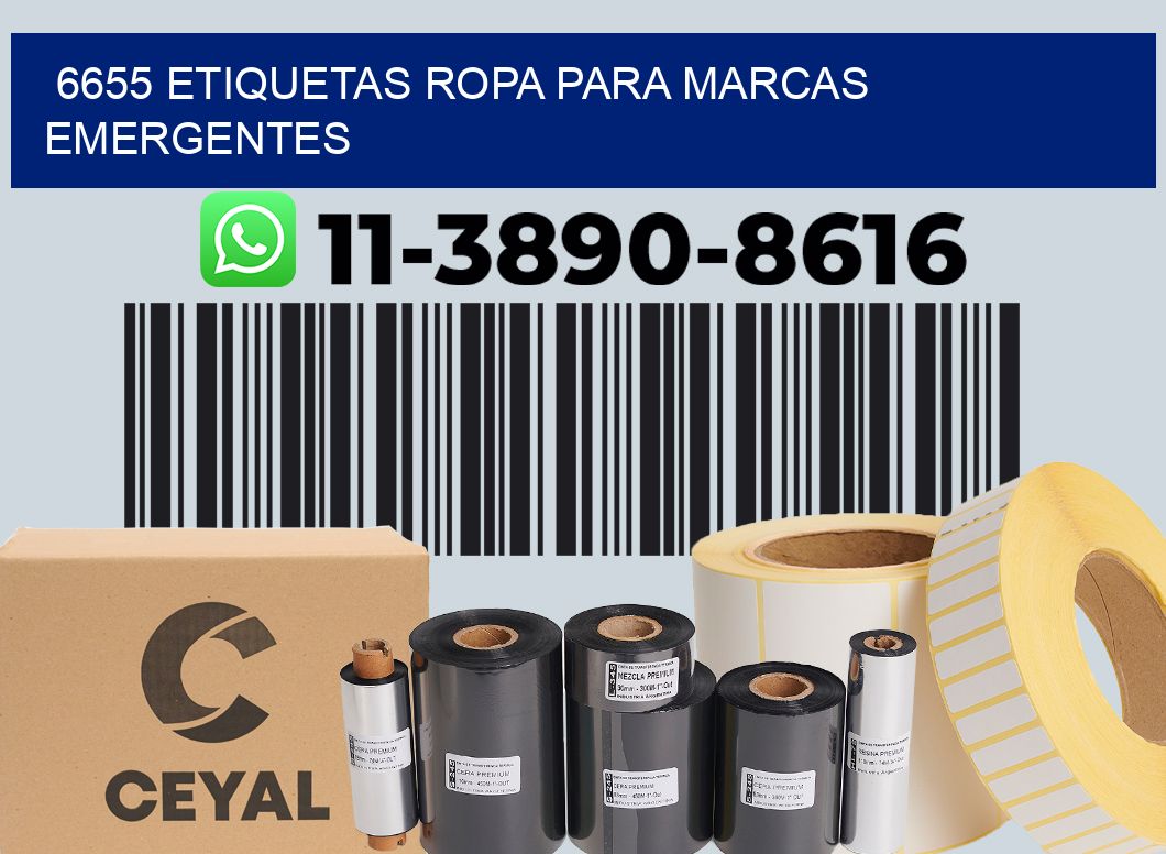 6655 Etiquetas ropa para marcas emergentes