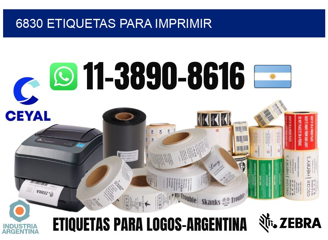 6830 etiquetas para imprimir