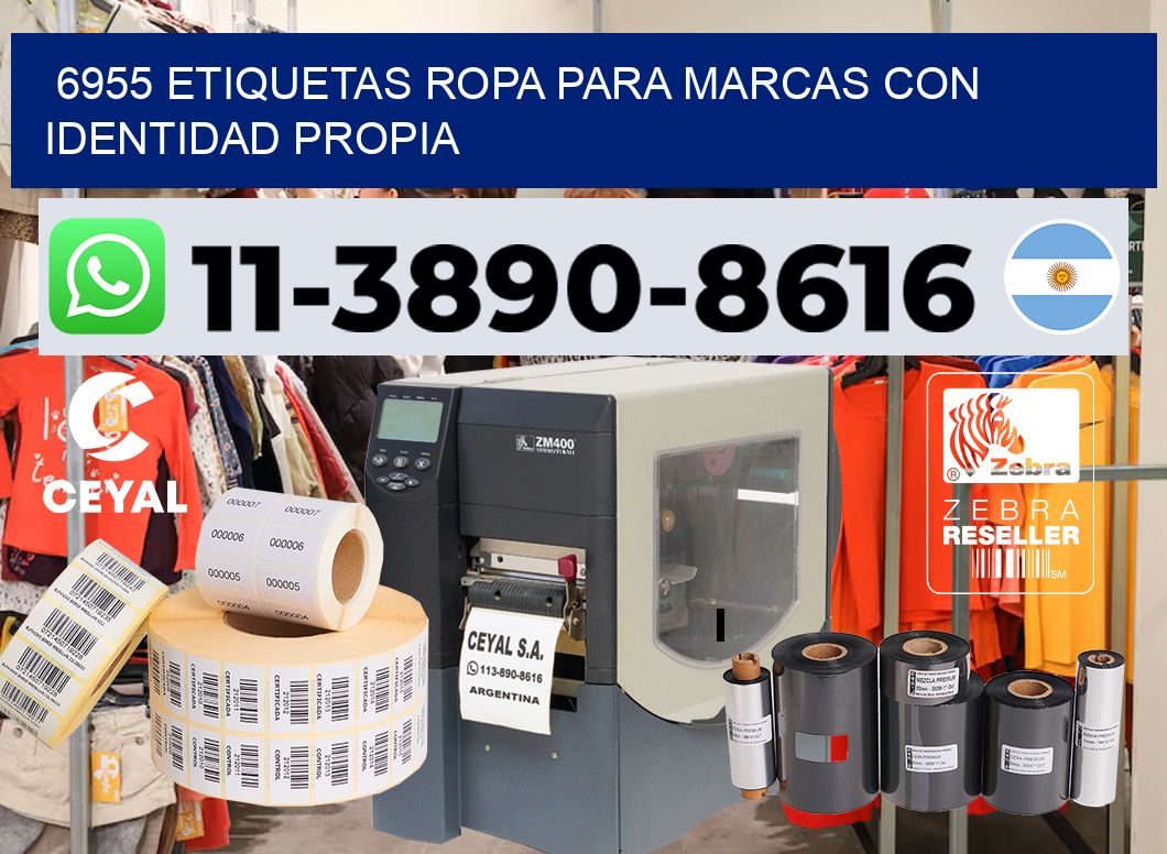 6955 Etiquetas ropa para marcas con identidad propia