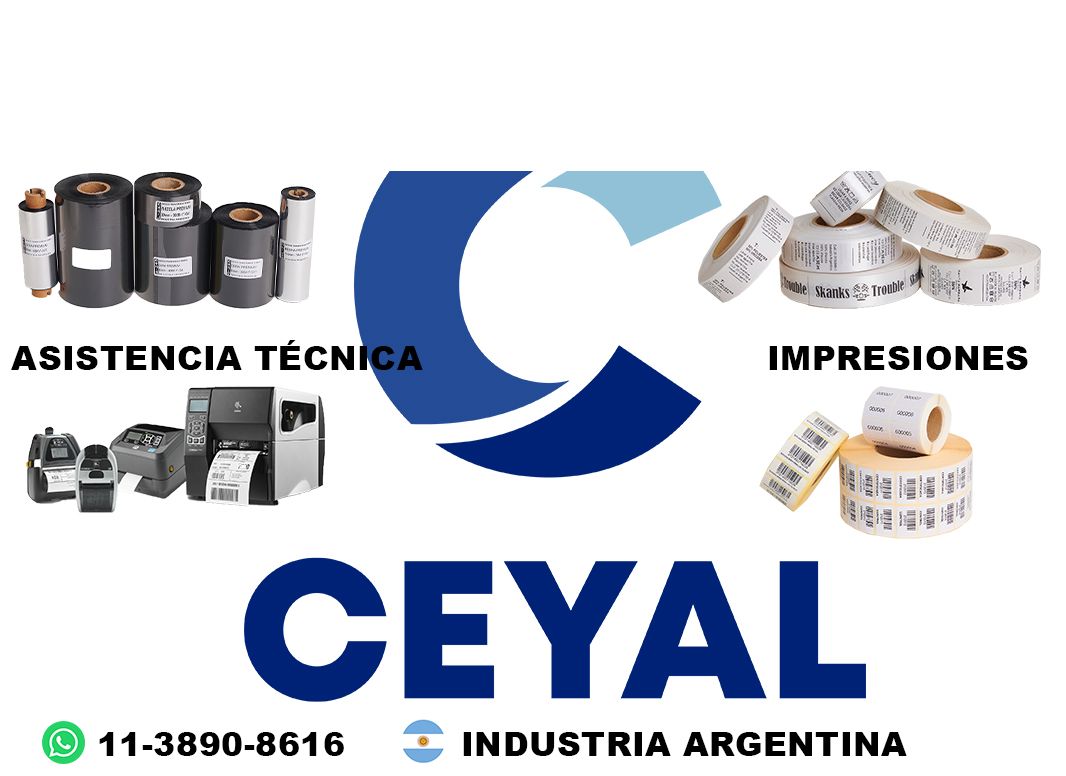 70165 ribbon profesional para zebra zd500 etiquetas
