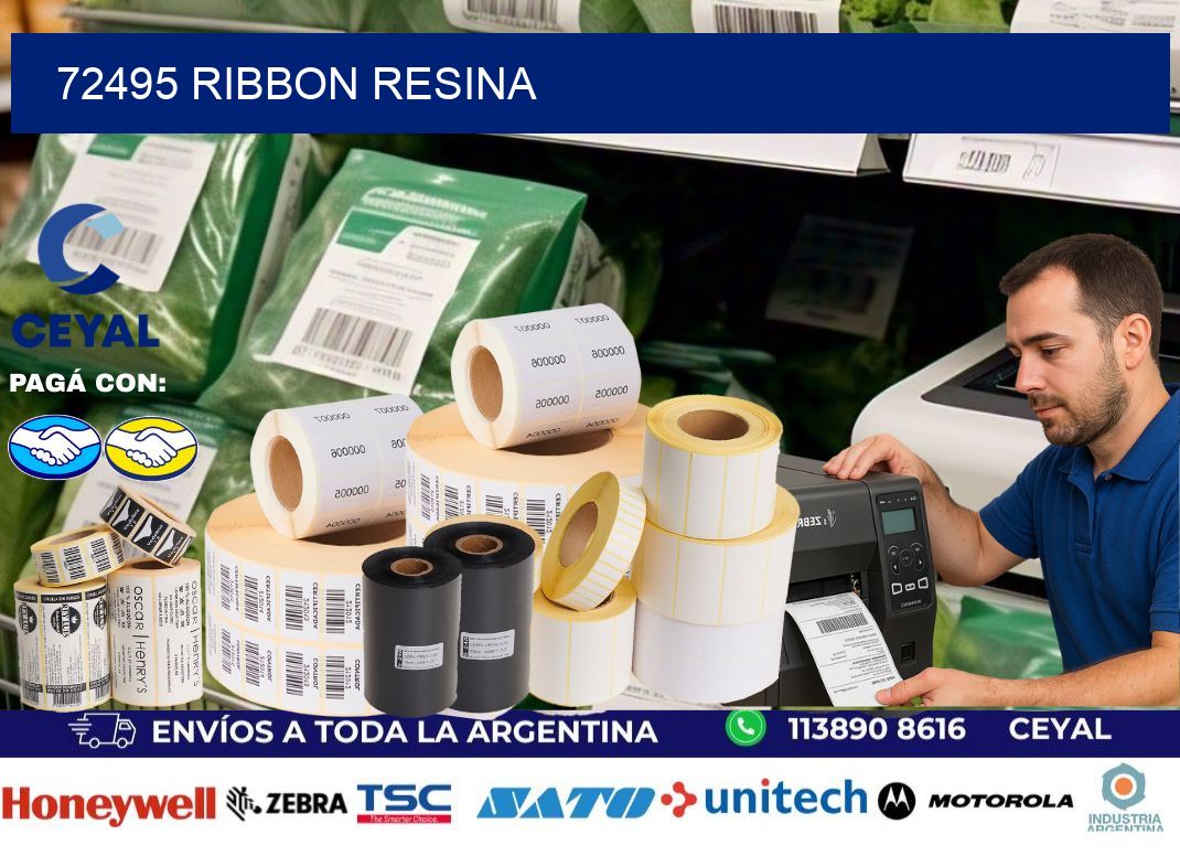 72495 ribbon resina