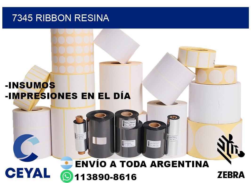7345 ribbon resina