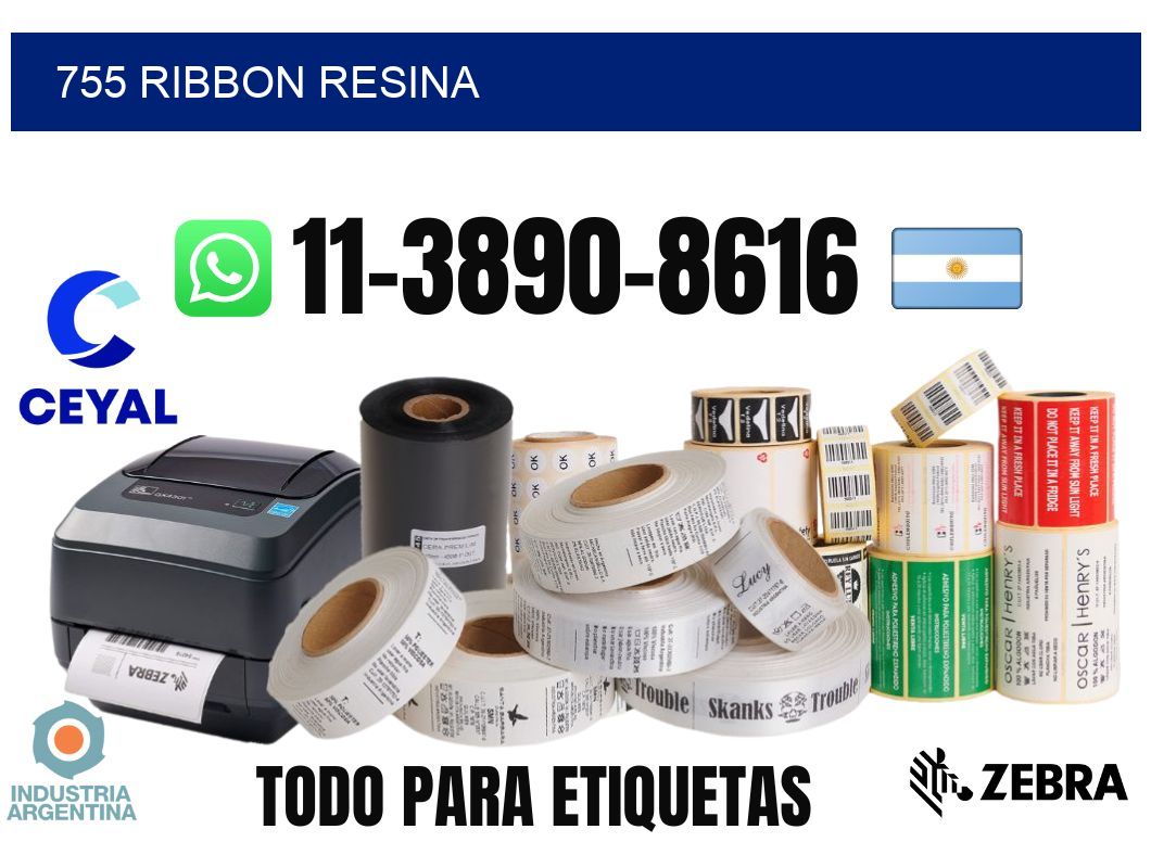 755 ribbon resina