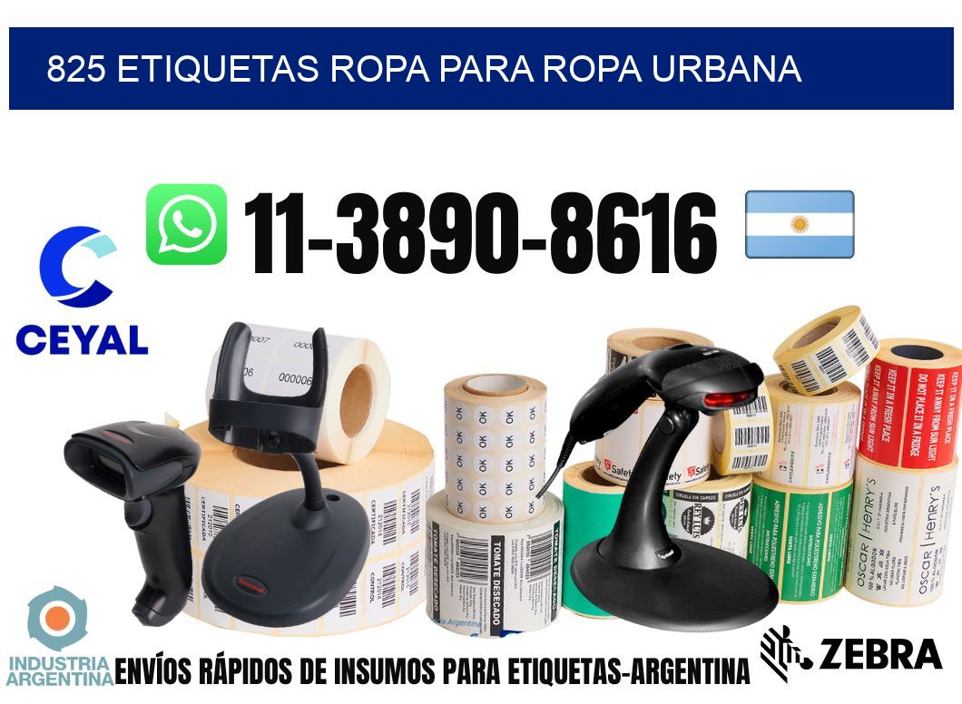 825 Etiquetas ropa para ropa urbana