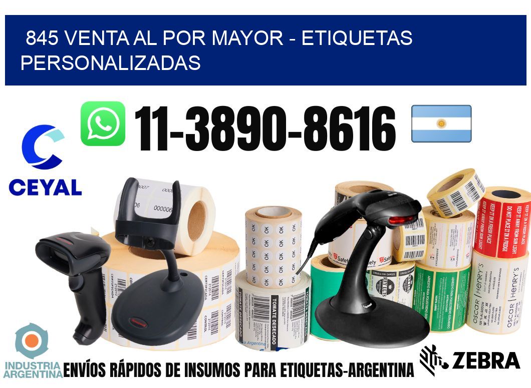 845 Venta al Por Mayor – Etiquetas Personalizadas