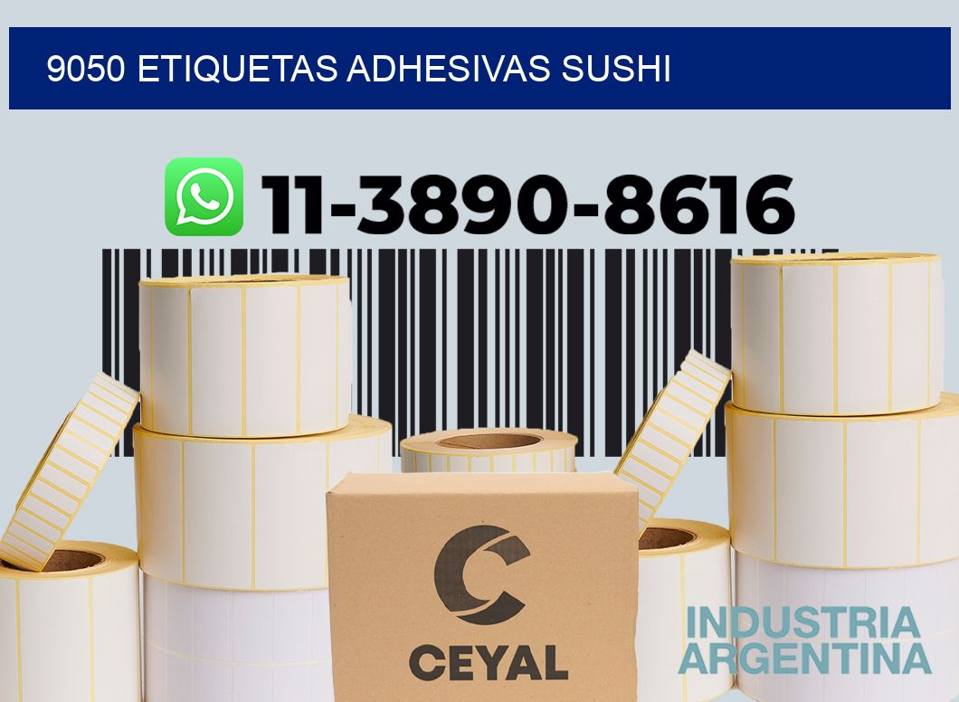 9050 etiquetas adhesivas sushi