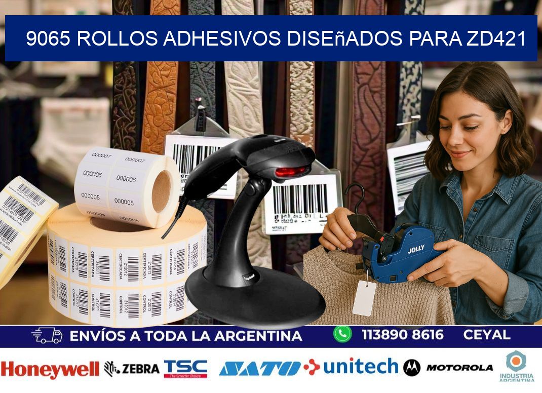 9065 rollos adhesivos diseñados para zd421