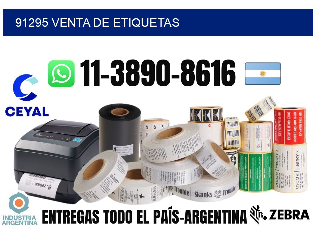 91295 venta de etiquetas