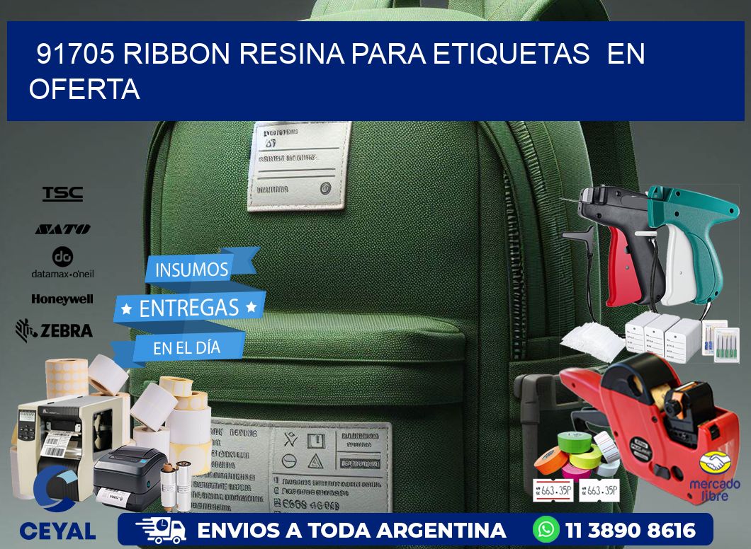 91705 ribbon resina para etiquetas  en oferta