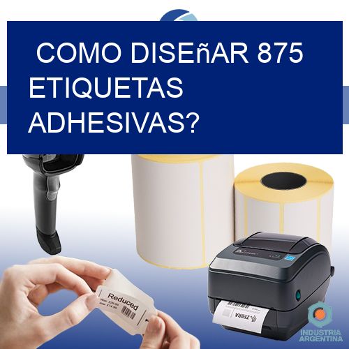 como diseñar 875 etiquetas adhesivas?
