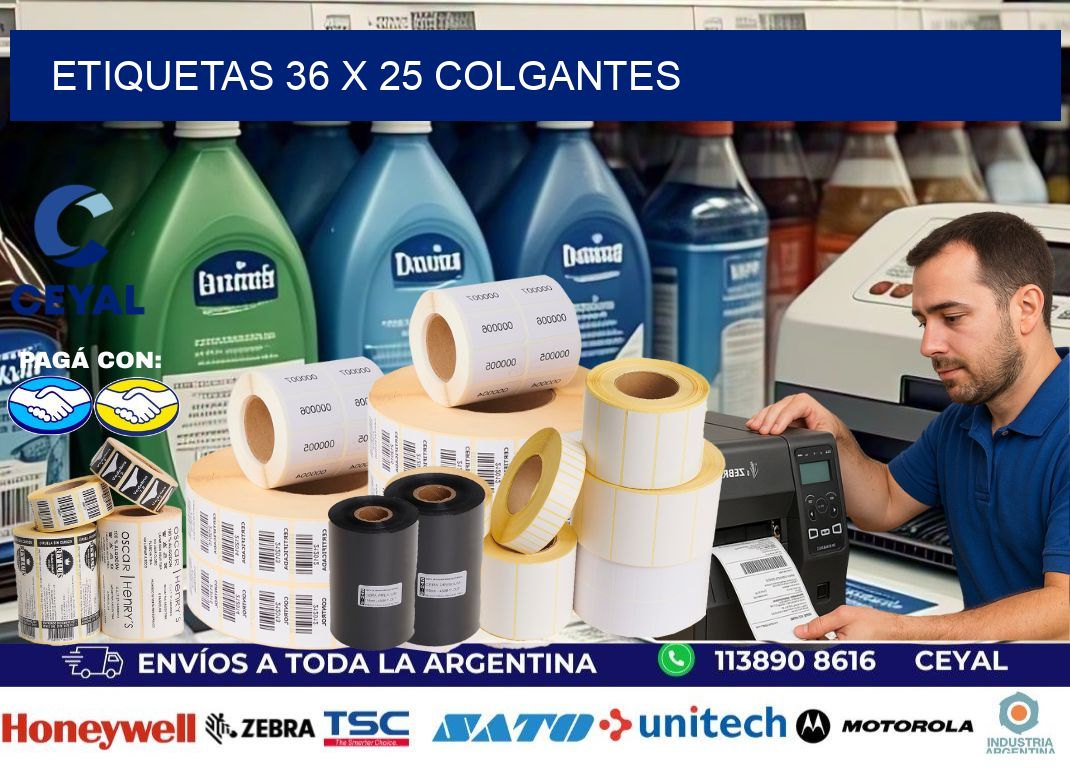 etiquetas 36 x 25 colgantes