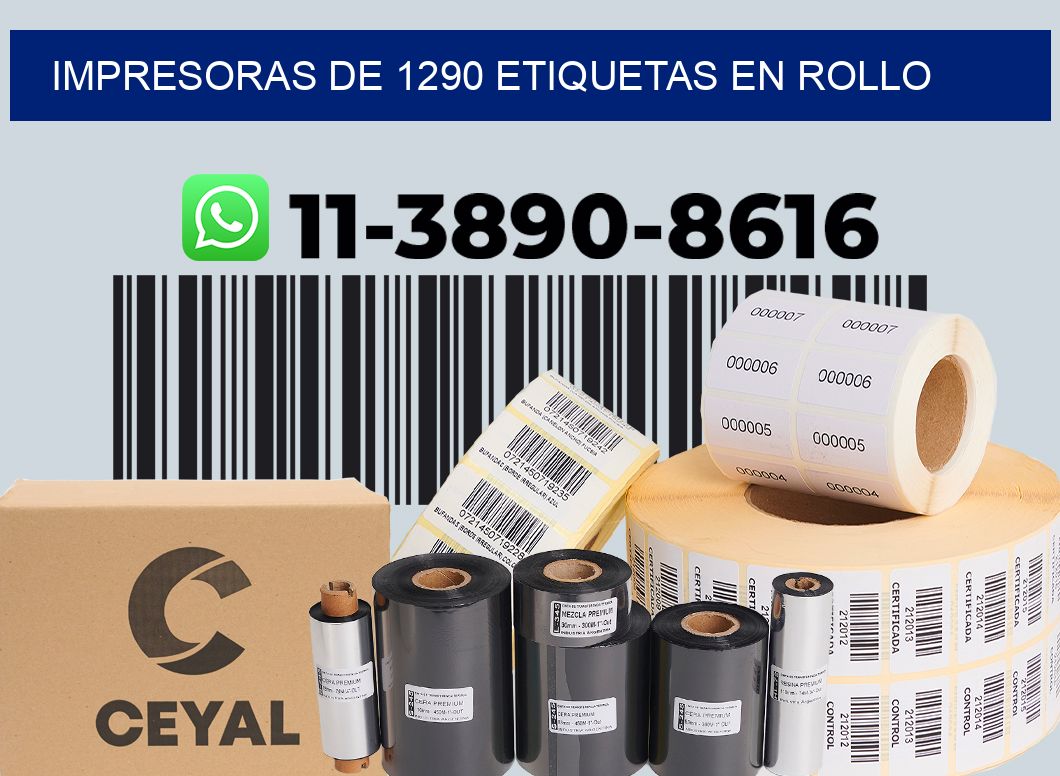 impresoras de 1290 etiquetas en rollo