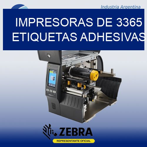 impresoras de 3365 etiquetas adhesivas