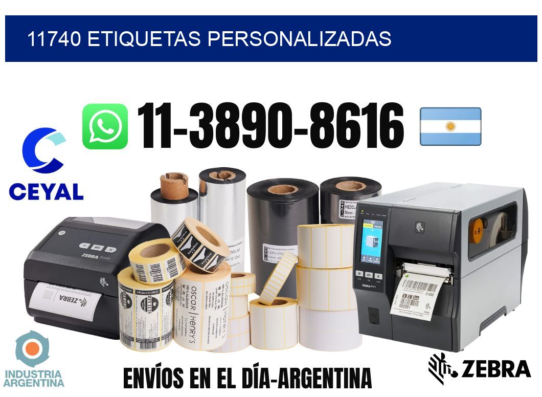 11740 etiquetas personalizadas