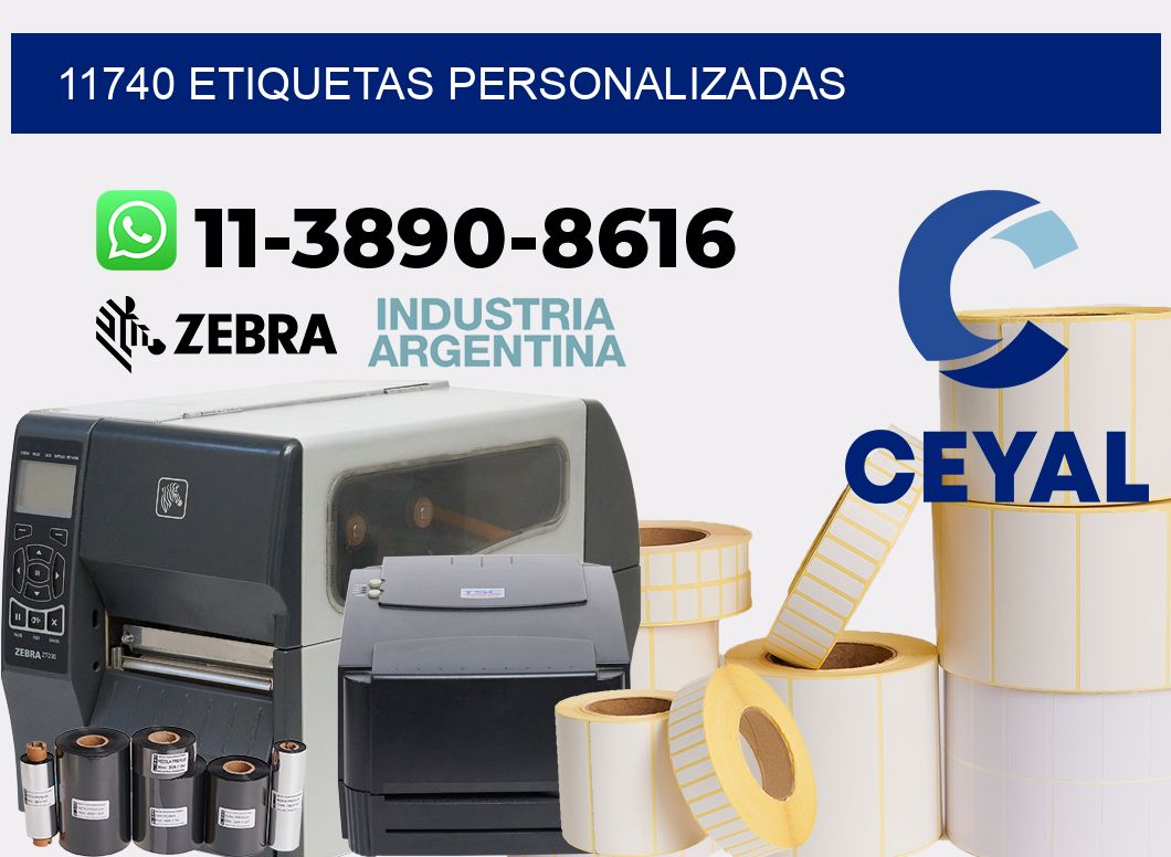 11740 etiquetas personalizadas