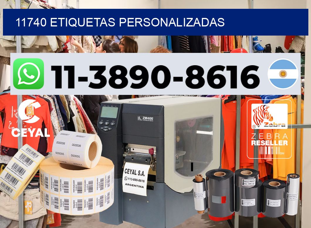 11740 etiquetas personalizadas