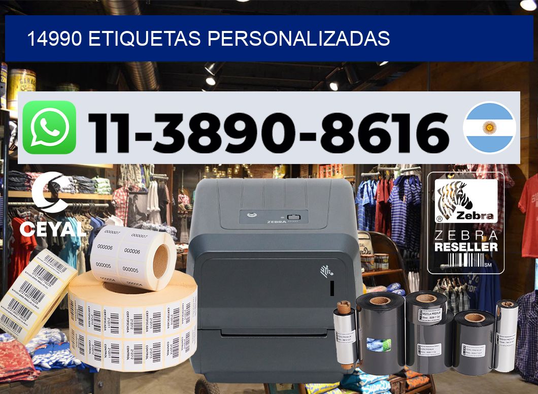14990 etiquetas personalizadas