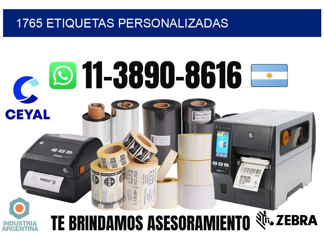 1765 etiquetas personalizadas
