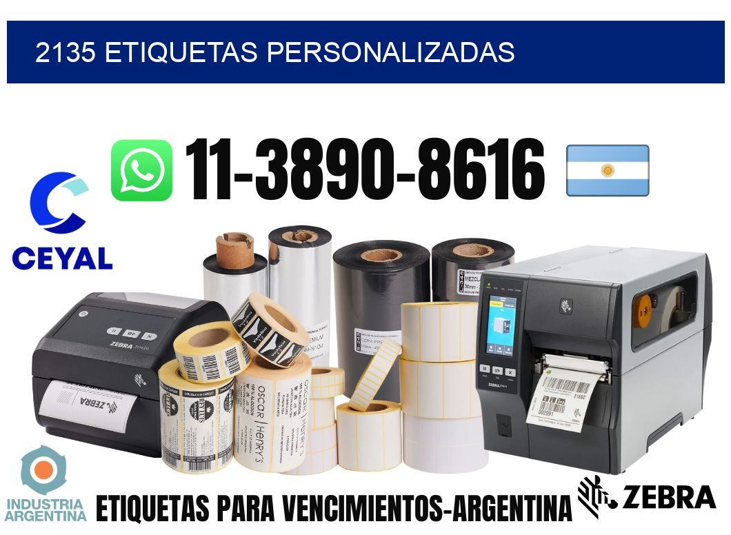 2135 etiquetas personalizadas