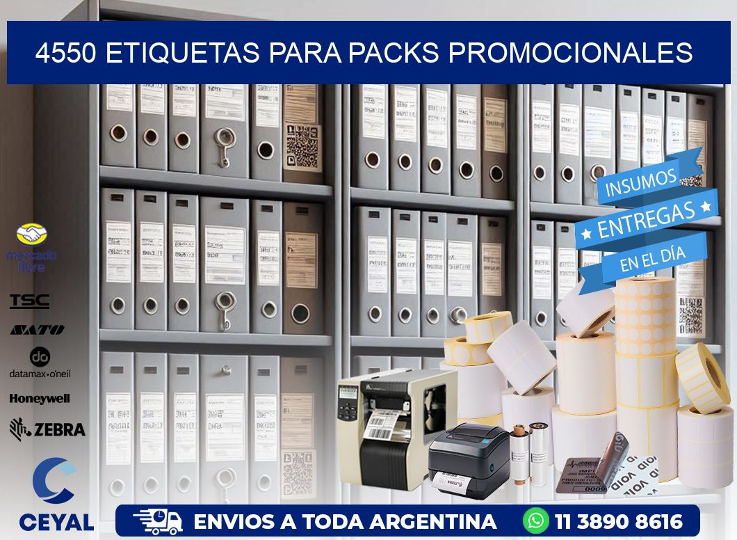 4550 Etiquetas para packs promocionales